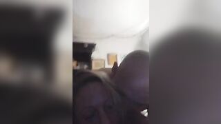 Chrissy likes it from behind