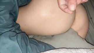 Cum all over lenas ass