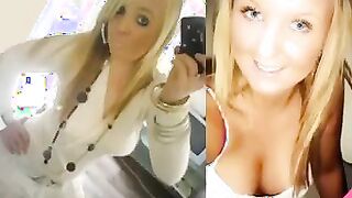 English Slut Jordana Seymour takes Tributes over her Face and Cunt