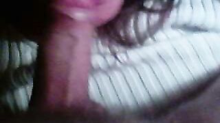 My Swedish Ex Yvonne from Stockholm sucking my dick