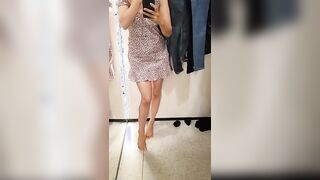 Dressing room striptease