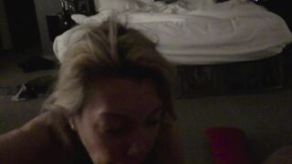 My wife blows her boss for a raise