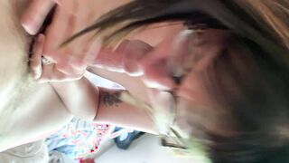 Abby Villarreal from Sherman Texas sucking her daddy’s dick