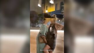 a girl fingering another girl in a bar1