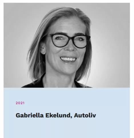 Gabriella Ekelund Senior VP Communications, Autoliv