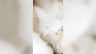 Dasha Voltica in bathroom