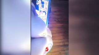 Amateur PAWG rides thick cock