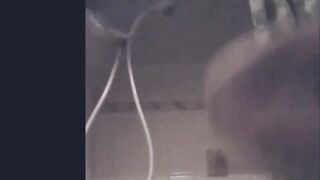 House guest caught on hidden cam.