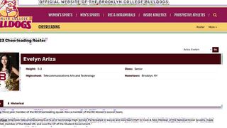 Evelyn Ariza, Student, Brooklyn College, New York City