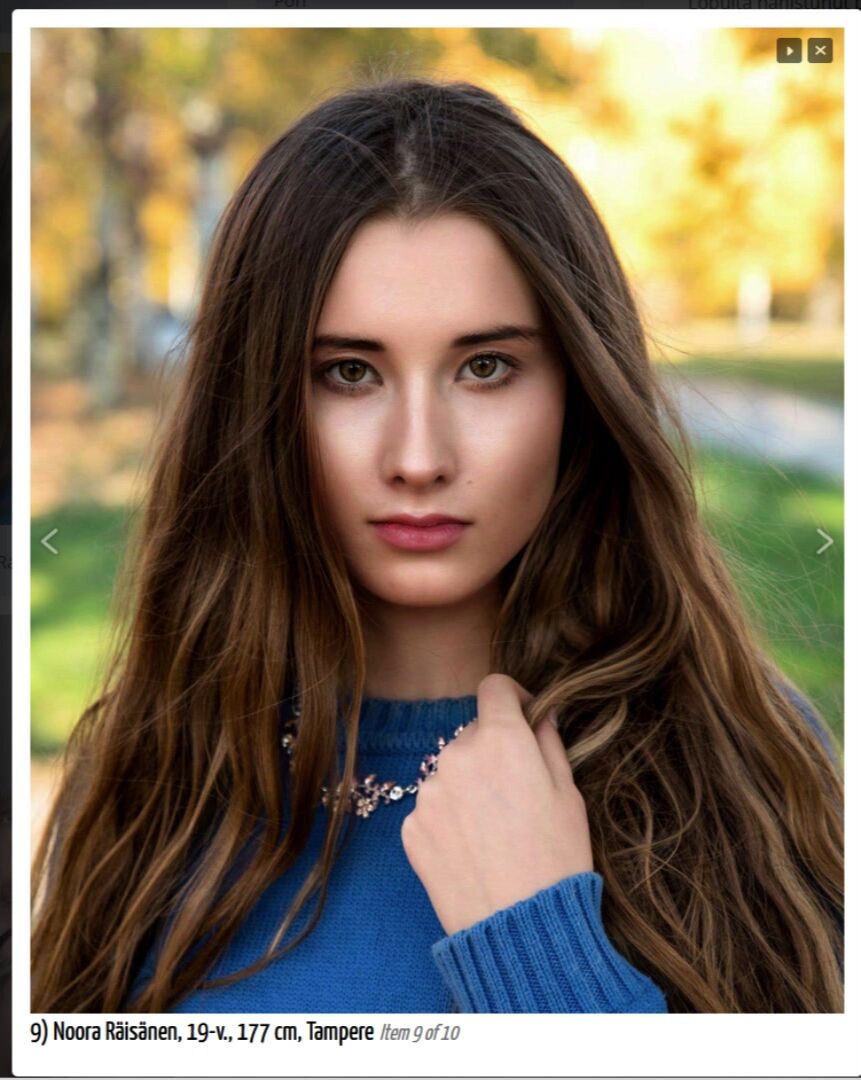 Quick Exposure. Noora Räisänen, Beauty contestant and model, Tampere, Finland
