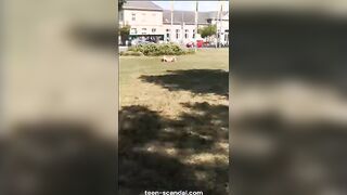 fingering herself in the chest