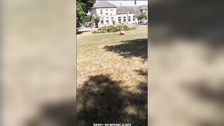 fingering herself in the chest