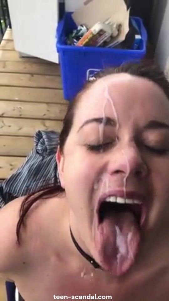 happy facial with good girl