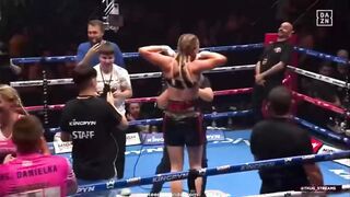 flashing her boobs on live television