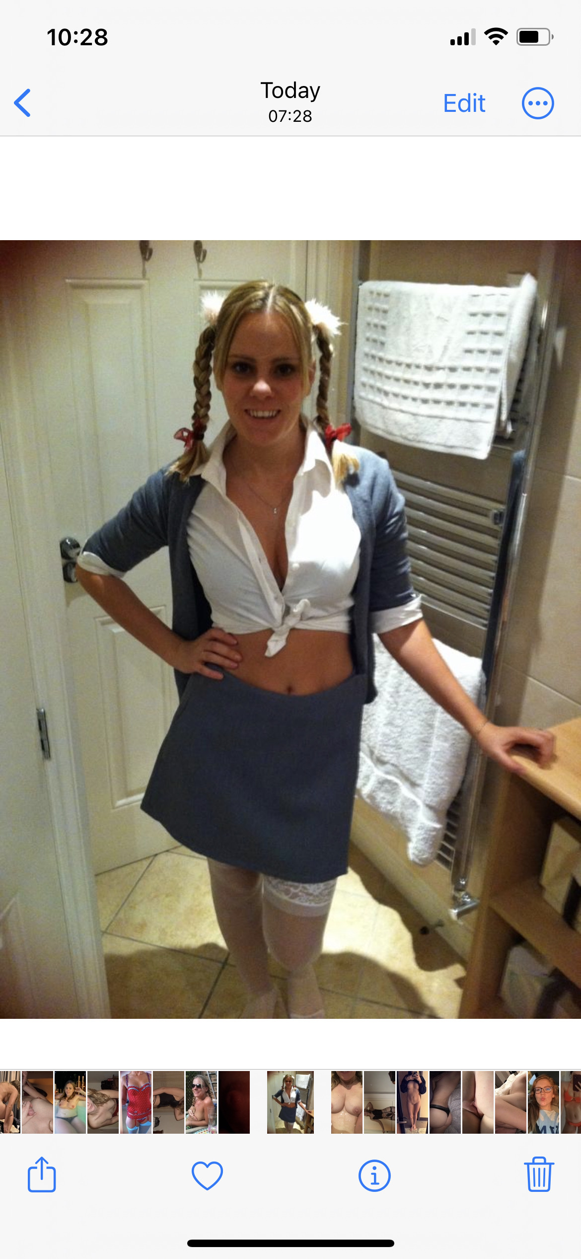 Girlfriend Undressing