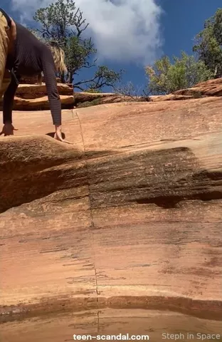 pee on the red rock