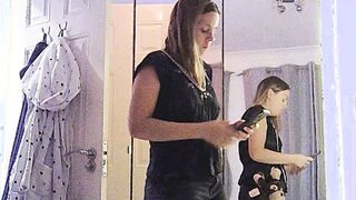 Girlfriend undressing