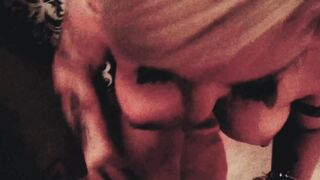 Big tits Friends wife from North Carolina sucking dick