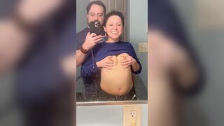 Slutty Sara shows off