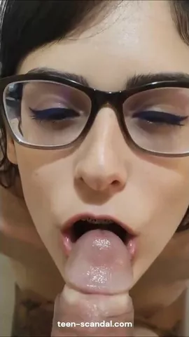 SHE LOVES WARM CUM IN HER MOUTH