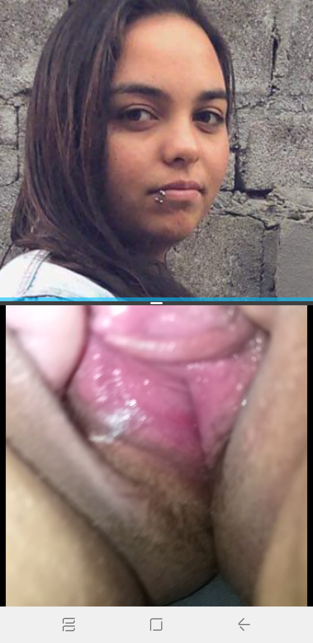 Sexy ex amazing pussy exposed