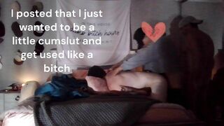 Anon Cumdump Takes 4 Loads Fucked Hard