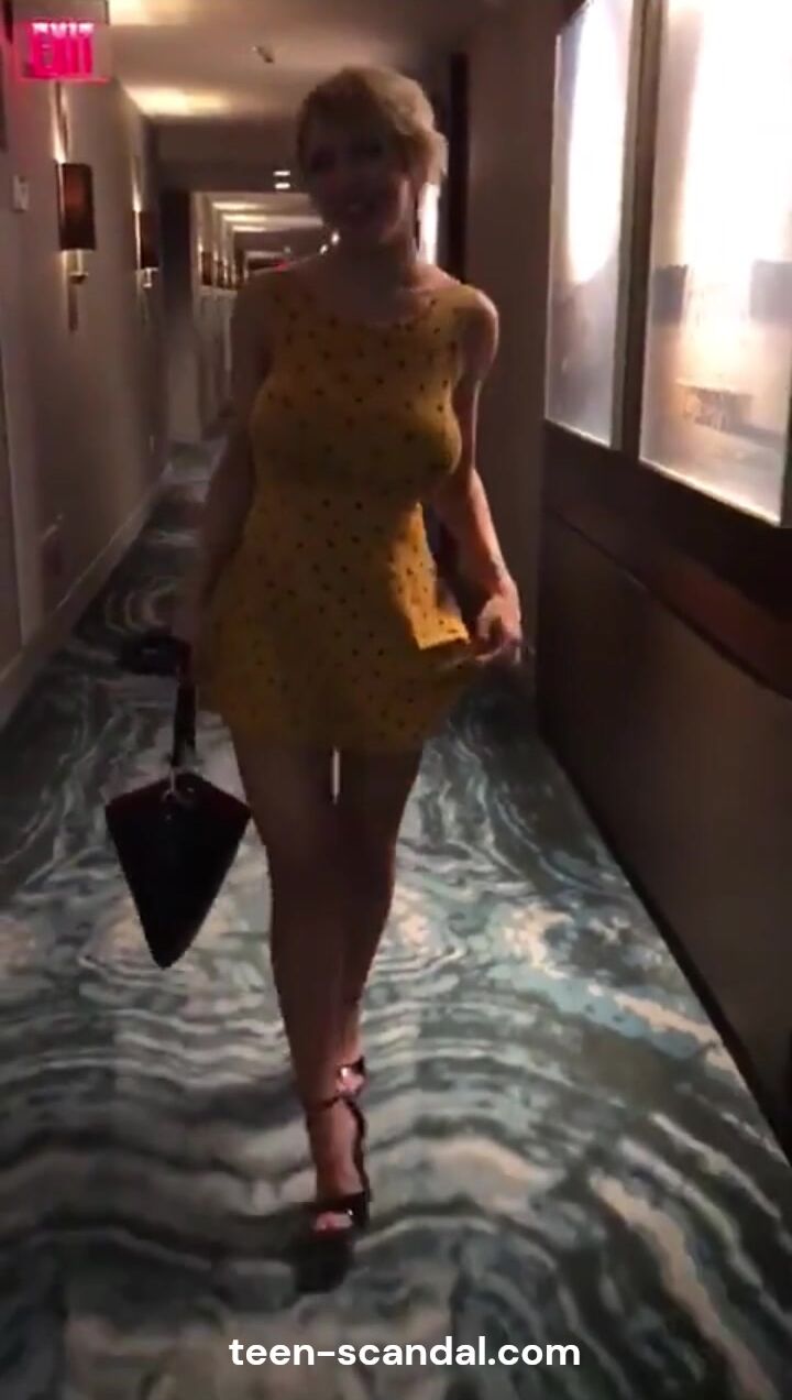 business woman in the hotel