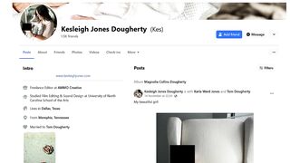 Kesleigh Jones Dougherty, Video Editor, Dallas, Texas