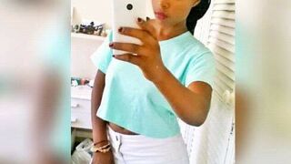 Homemade upskirts - Sexy black girl