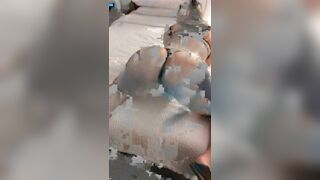 horny asian gf shakes for daddt